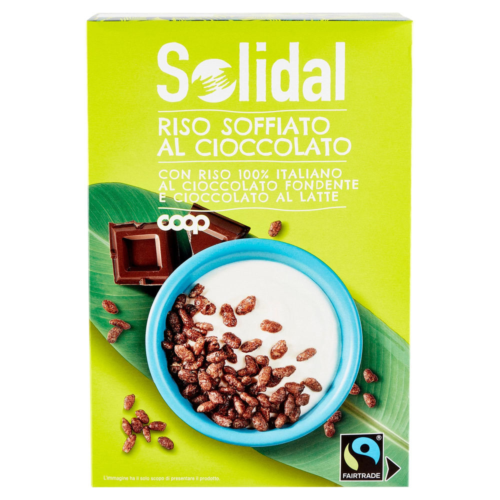 RISO SOFFIATO AL CIOCCOLATO SOLIDAL COOP SCATOLA G 375 - 2