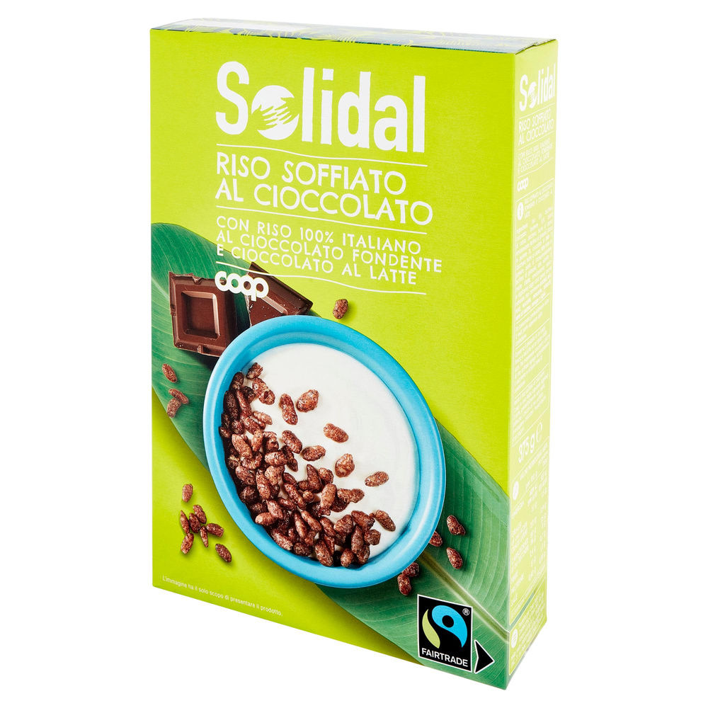 RISO SOFFIATO AL CIOCCOLATO SOLIDAL COOP SCATOLA G 375 - 7