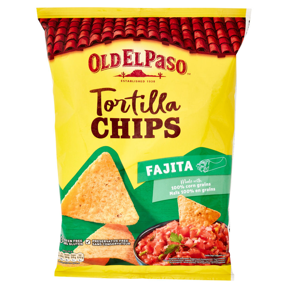 TORTILLA CHIPS FAJITA SG OLD EL PASO 185G - 3