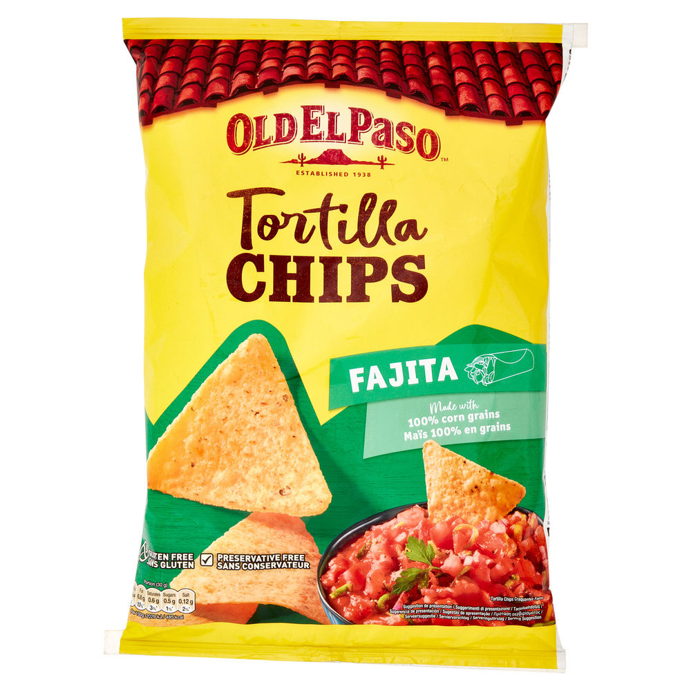 TORTILLA CHIPS FAJITA SG OLD EL PASO 185G - 4