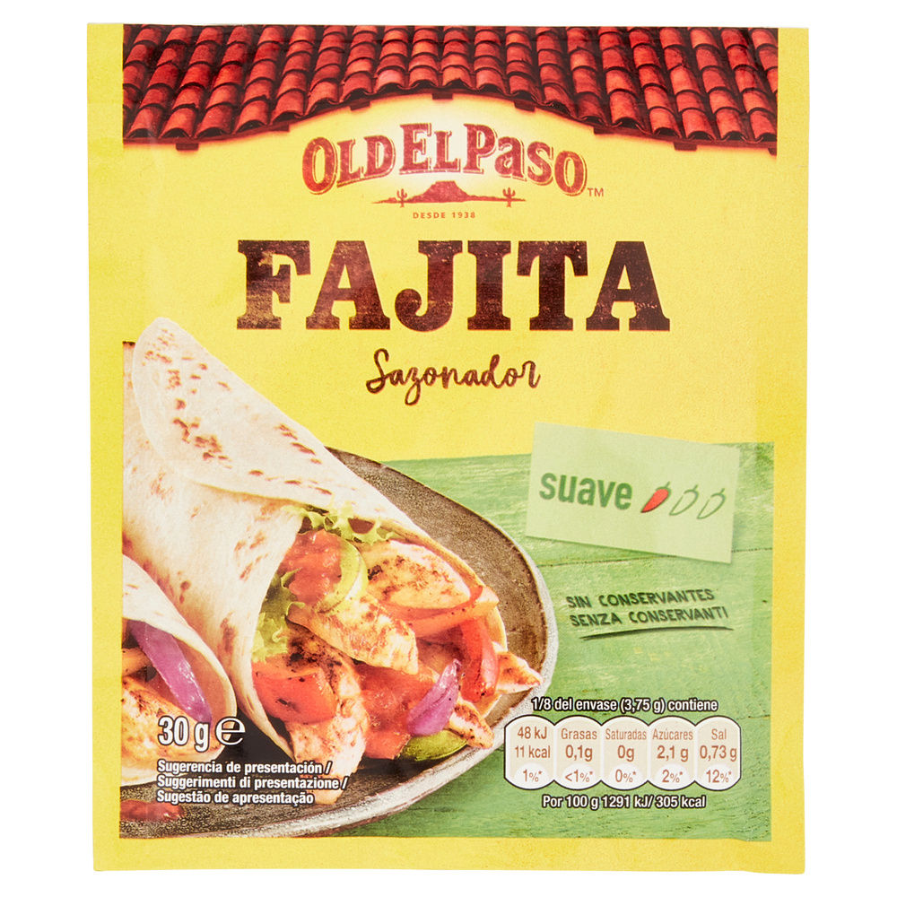 FAJITA SEASONING MIX G  30 - 3