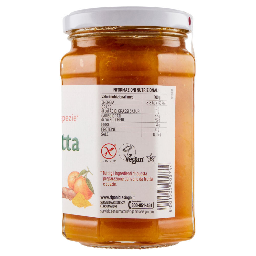 FIORDIFRUTTA BIO MANDARINI E CURCUMA RIGONI DI ASIAGO G 340 - 4