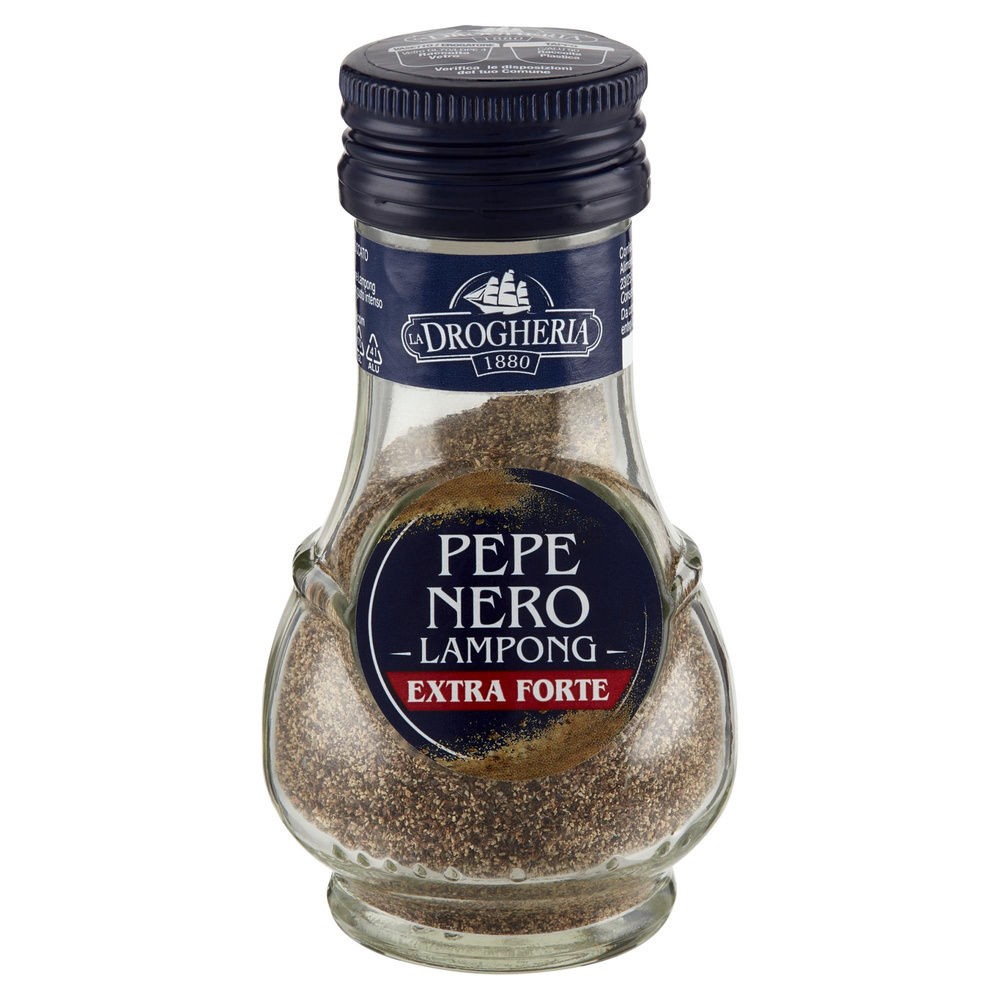 PEPE NERO EXTRA FORTE QUEEN VICTORIA VASO VETRO G 38 - 3