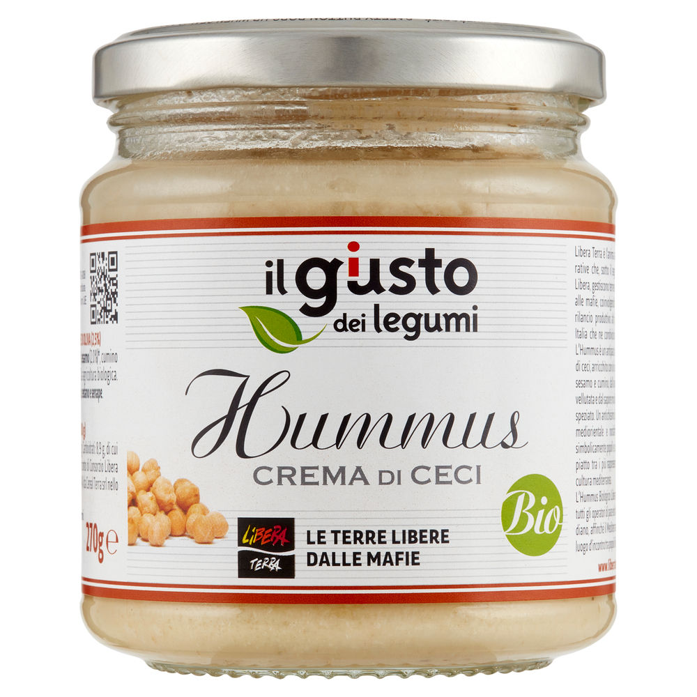 HUMMUS CREMA DI CECI BIOLOGICA LIBERA TERRA VV G 270 - 0