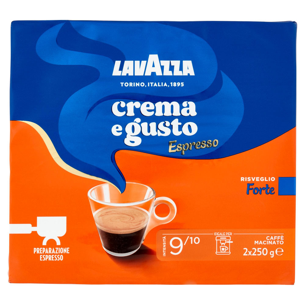 Caffe' lavazza espresso crema & gusto forte multipack g 250x2