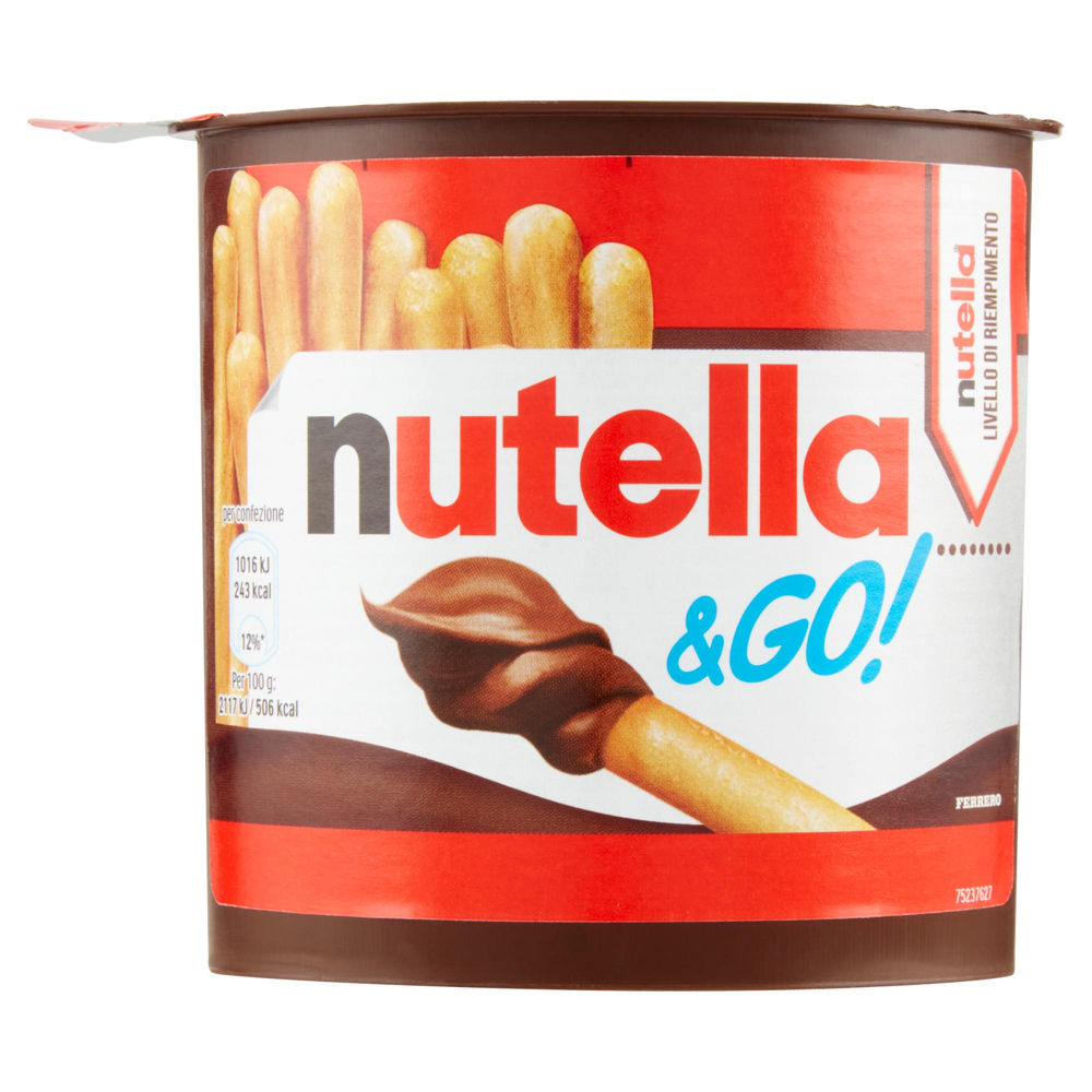 Nut & go t1 nutella barattolo g 48