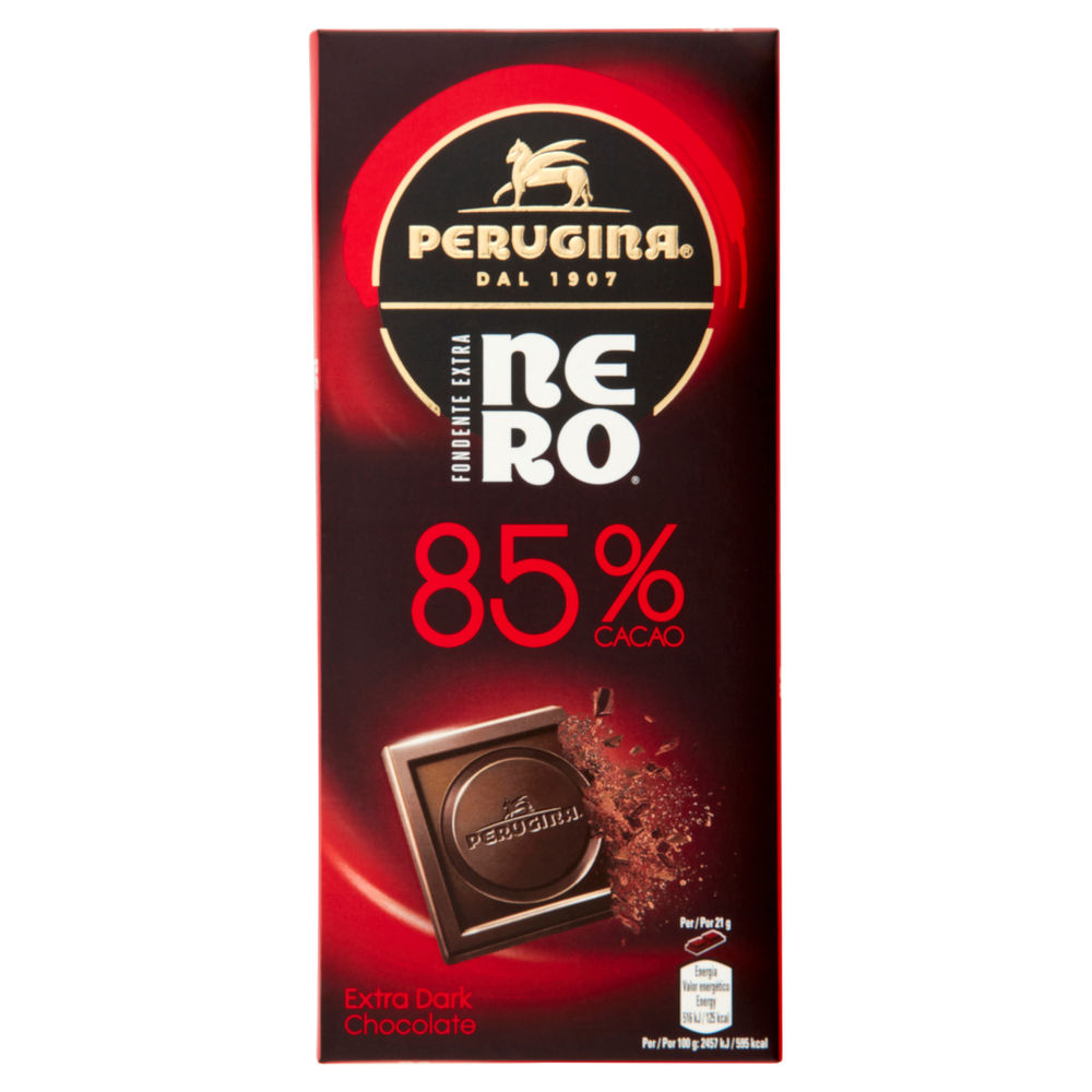 TAVOLETTA FONDENTE 85% NERO PERUGINA G 85 - 0