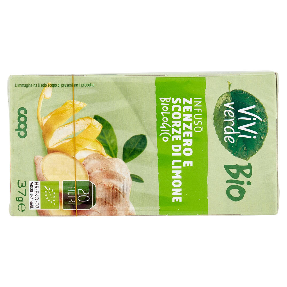 INFUSO DI ZENZERO E LIMONE BIO VIVI VERDE COOP SCATOLA 20 FL G 37 - 1