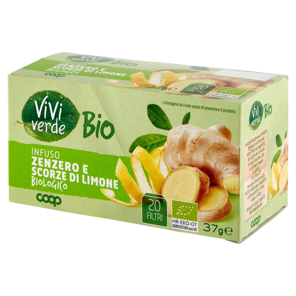 INFUSO DI ZENZERO E LIMONE BIO VIVI VERDE COOP SCATOLA 20 FL G 37 - 8