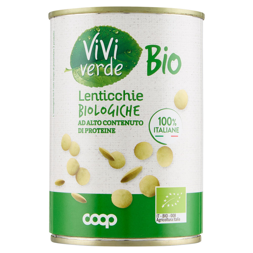 LENTICCHIE BIOLOGICHE VIVIVERDE COOP LATTINA G 400 SGOCC G 240 - 0