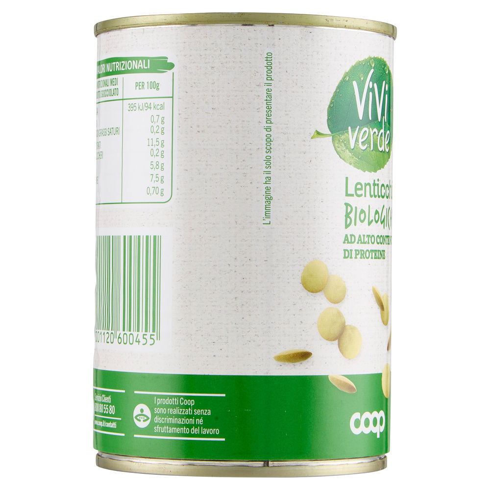 LENTICCHIE BIOLOGICHE VIVIVERDE COOP LATTINA G 400 SGOCC G 240 - 11