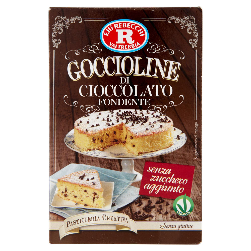 GOCCIOLINE DI CIOCCOLATO SENZA ZUCCHERO REBECCHI G 125 - 3