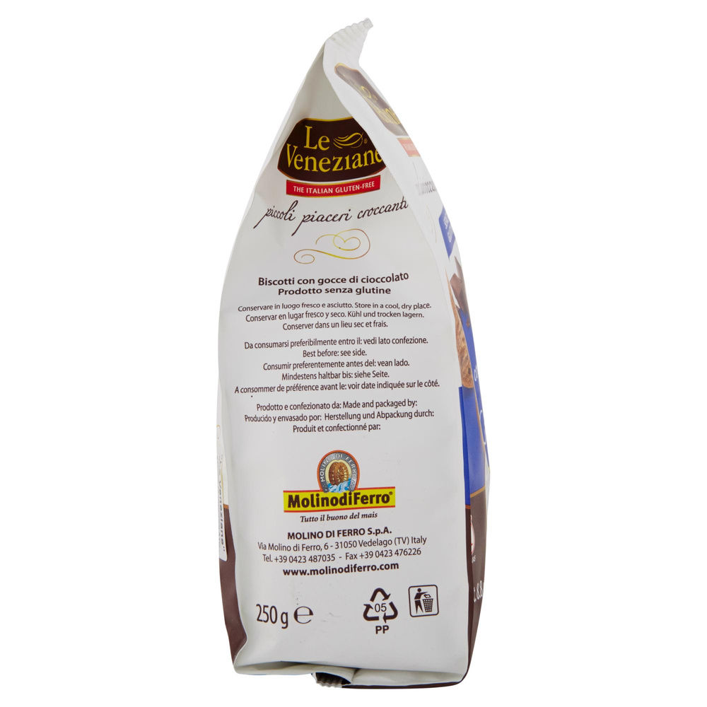 BISCOTTI S/GLUTINE LE VENEZIANE CON GOCCE DI CIOCCOLATO SACCHETTO G 250 - 3