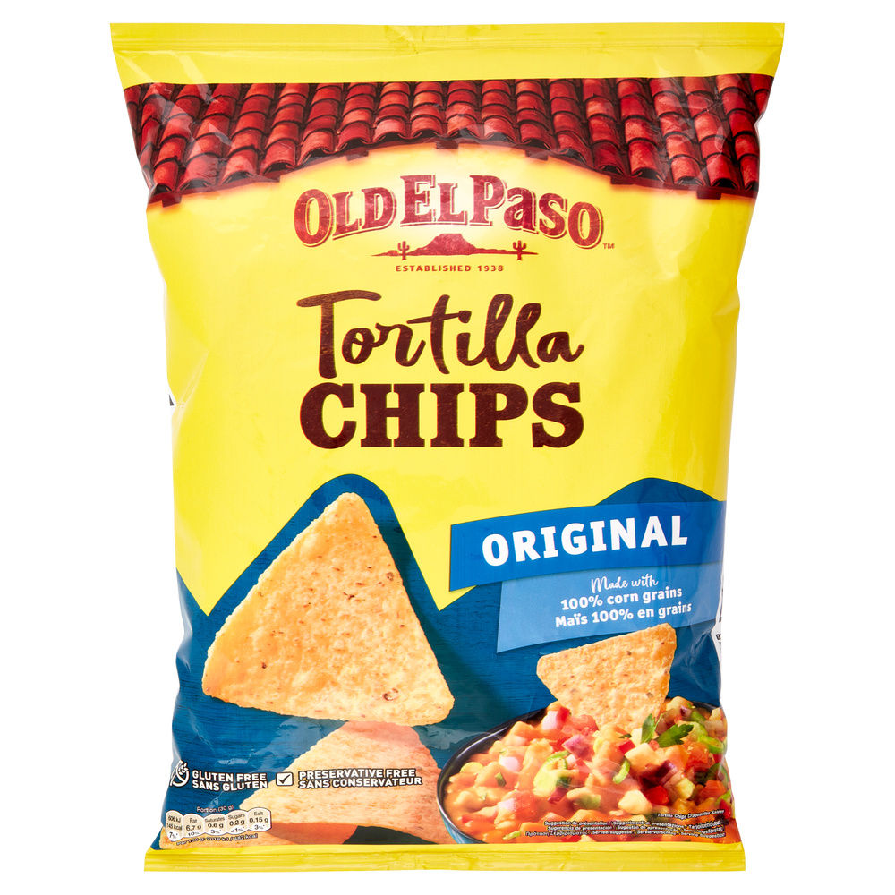 TORTILLA CHIPS ORIGINAL OLD EL PASO 185G - 2