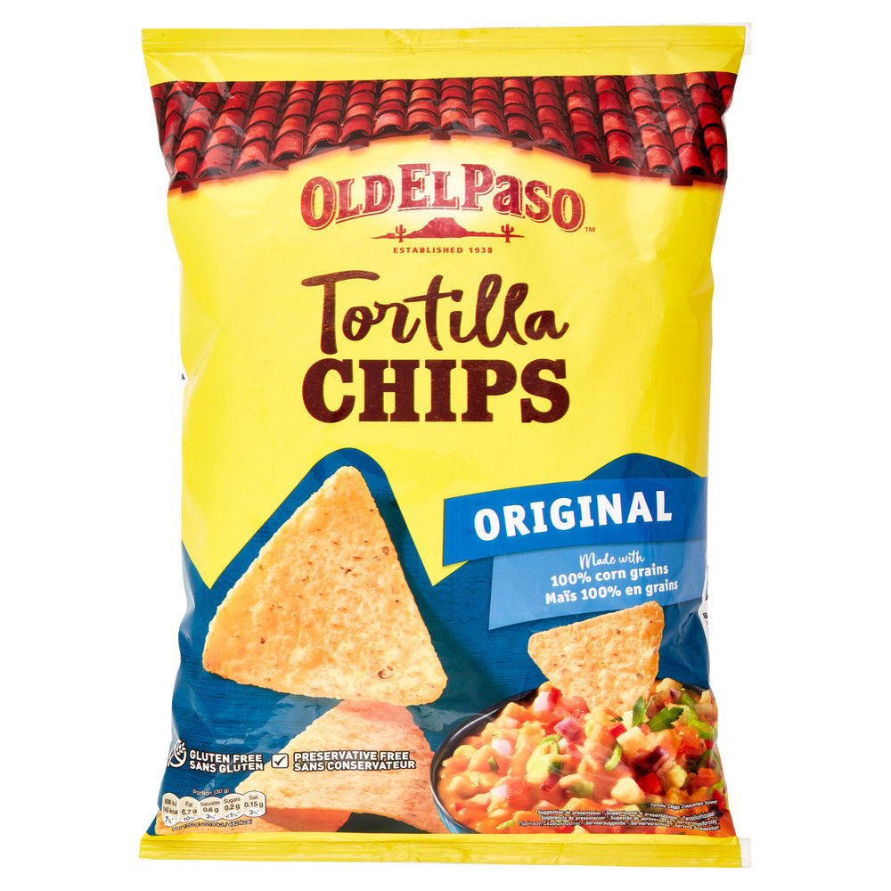 TORTILLA CHIPS ORIGINAL OLD EL PASO 185G - 6