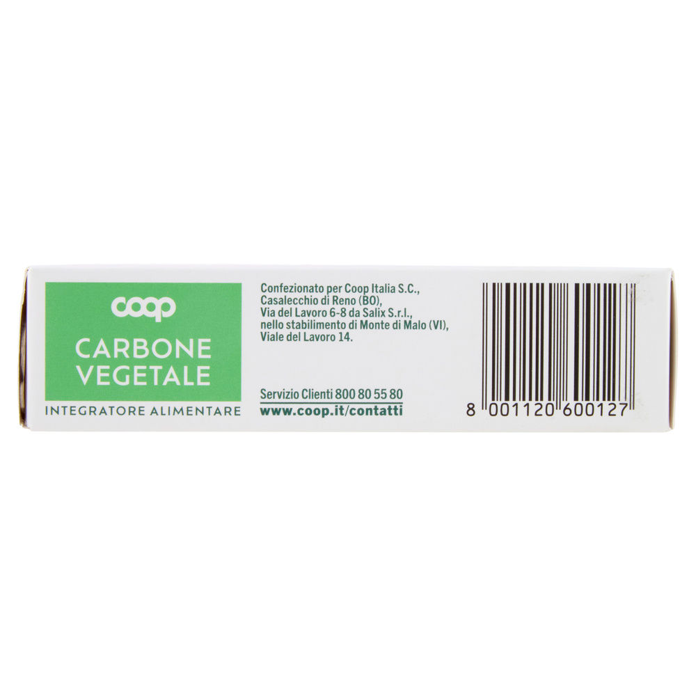 INTEGRATORE CARBONE VEGETALE COOP SCATOLA  60 COMPRESSE G30,2 G - 2