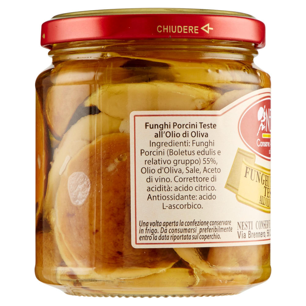 FUNGHI PORCINI TESTE ALL'OLIO D'OLIVA 270GR. NESTI CONSERVE - 4