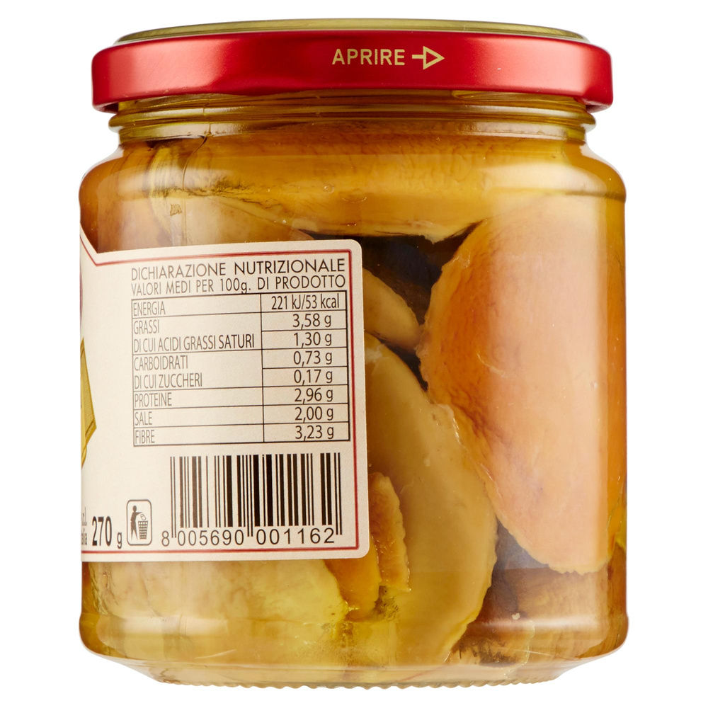 FUNGHI PORCINI TESTE ALL'OLIO D'OLIVA 270GR. NESTI CONSERVE - 5