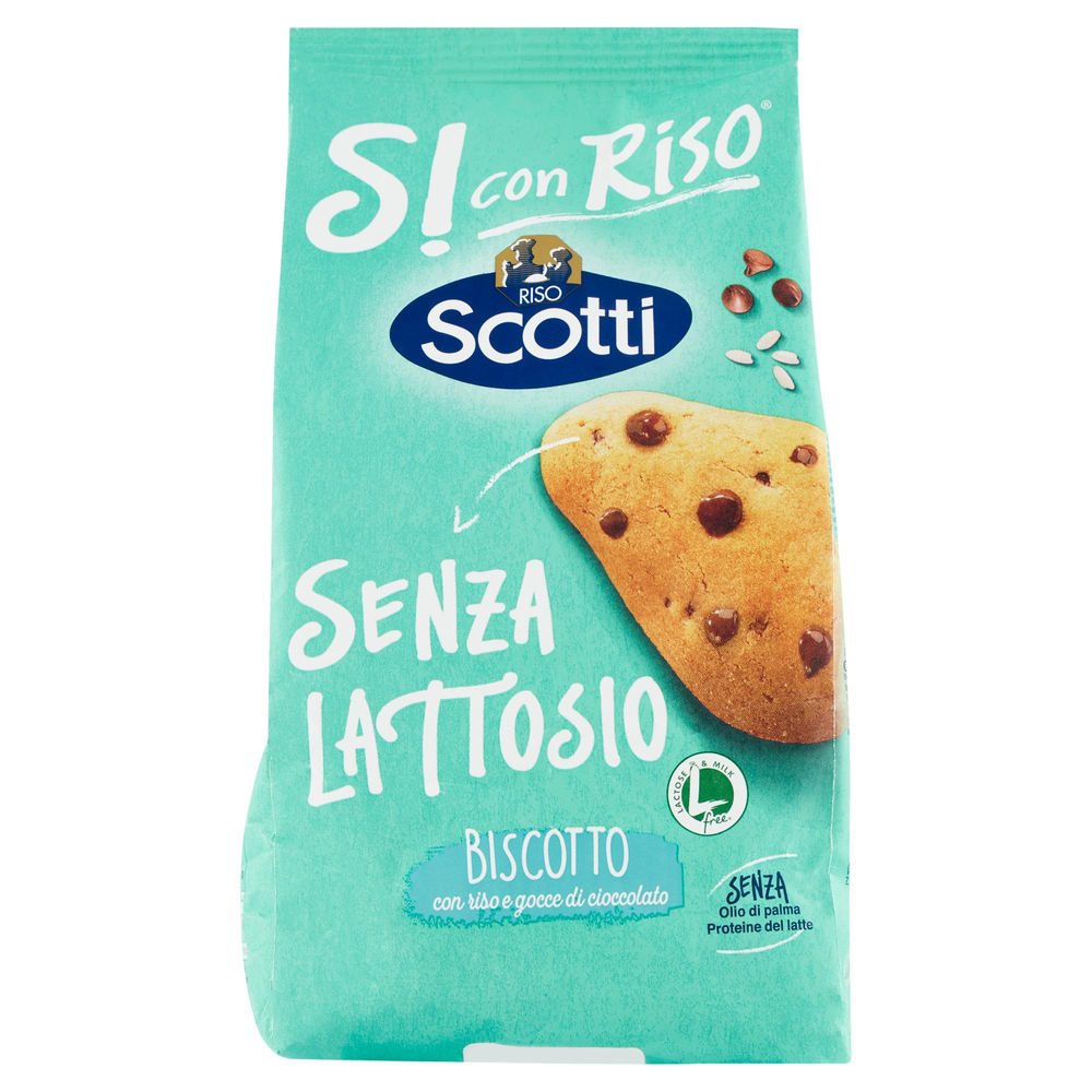 BISCOTTI SCOTTI CON RISO E GOCCE DI CIOCCOLATO SENZA LATTOSIO G 350 - 0