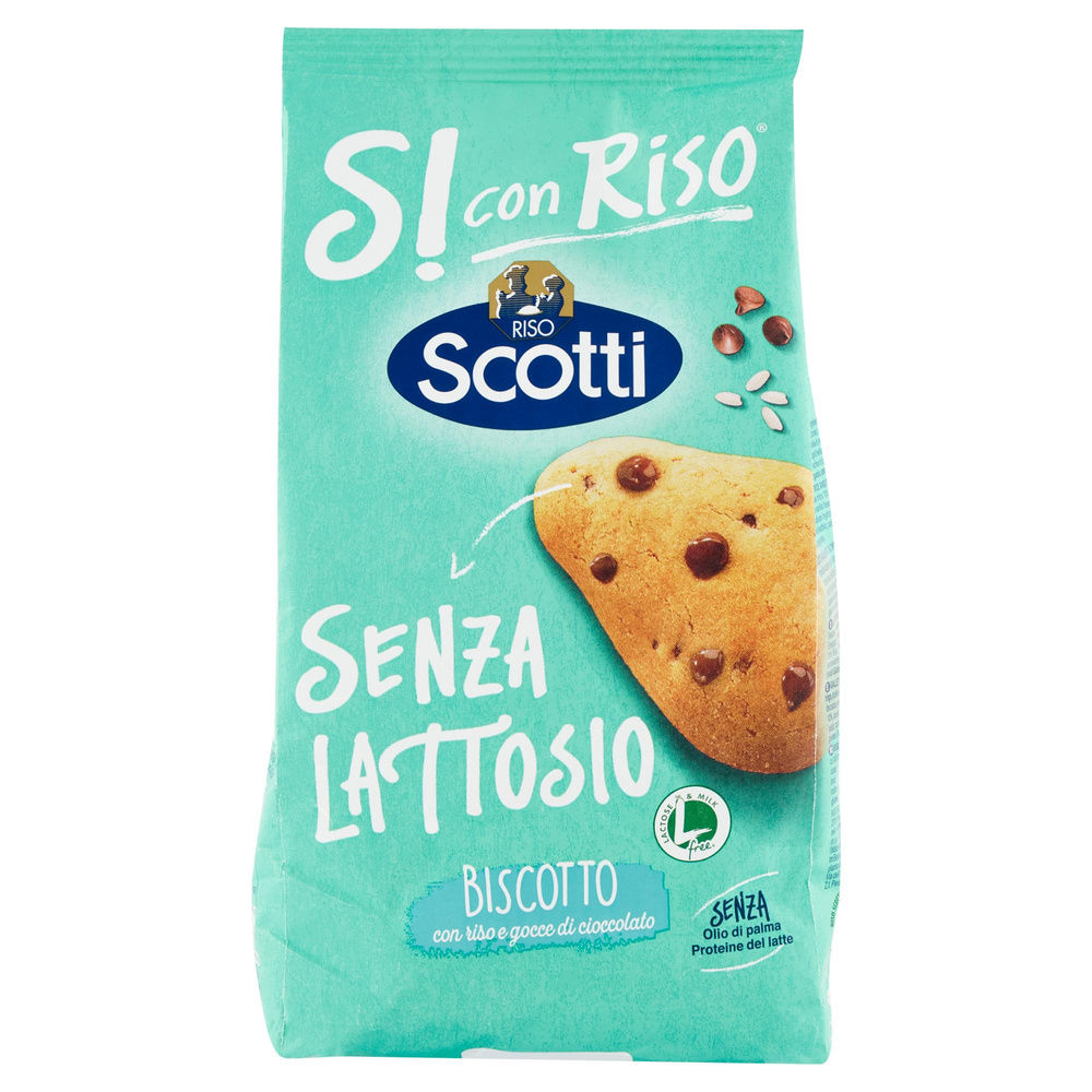 BISCOTTI SCOTTI CON RISO E GOCCE DI CIOCCOLATO SENZA LATTOSIO G 350 - 2