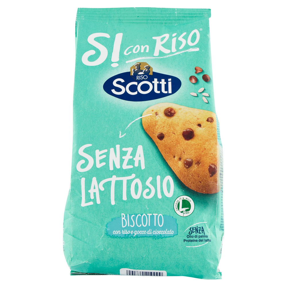 BISCOTTI SCOTTI CON RISO E GOCCE DI CIOCCOLATO SENZA LATTOSIO G 350 - 3