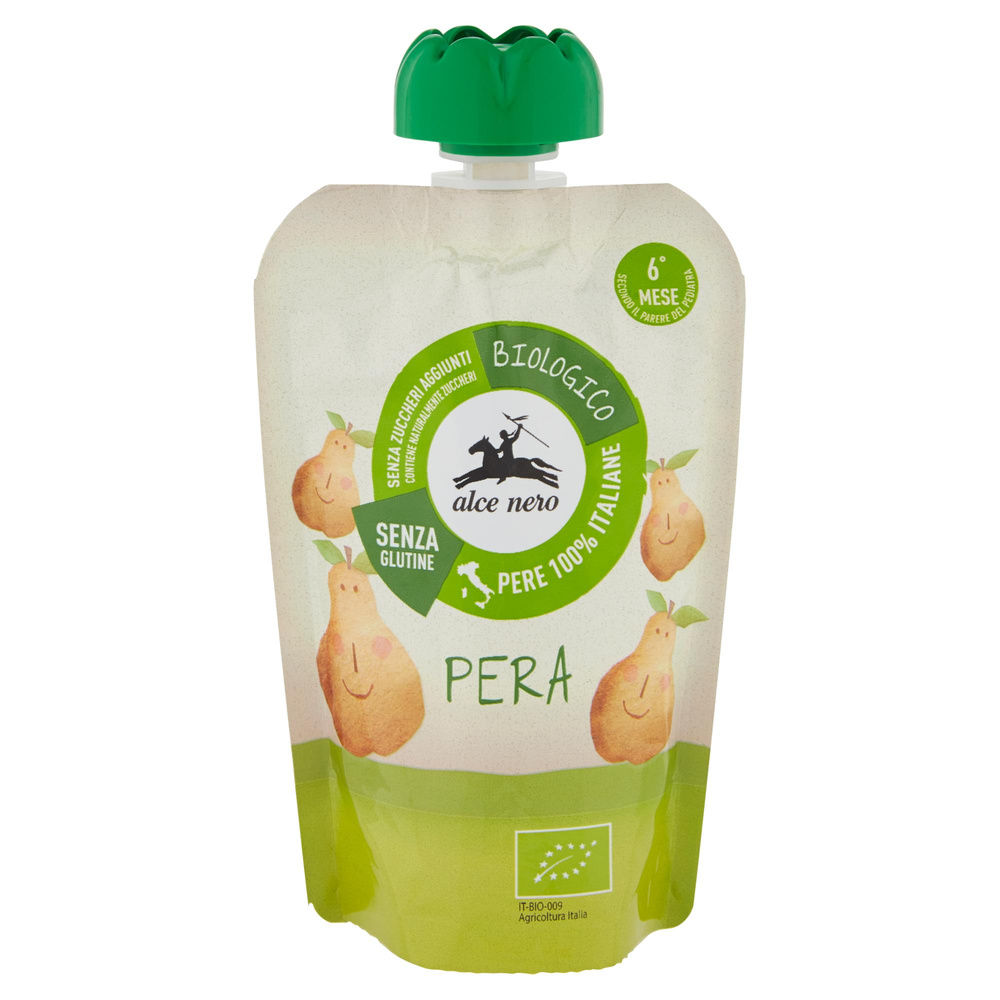 PUREA DI PERA IN DOYPACK BIO ALCE NERO 100G - 4