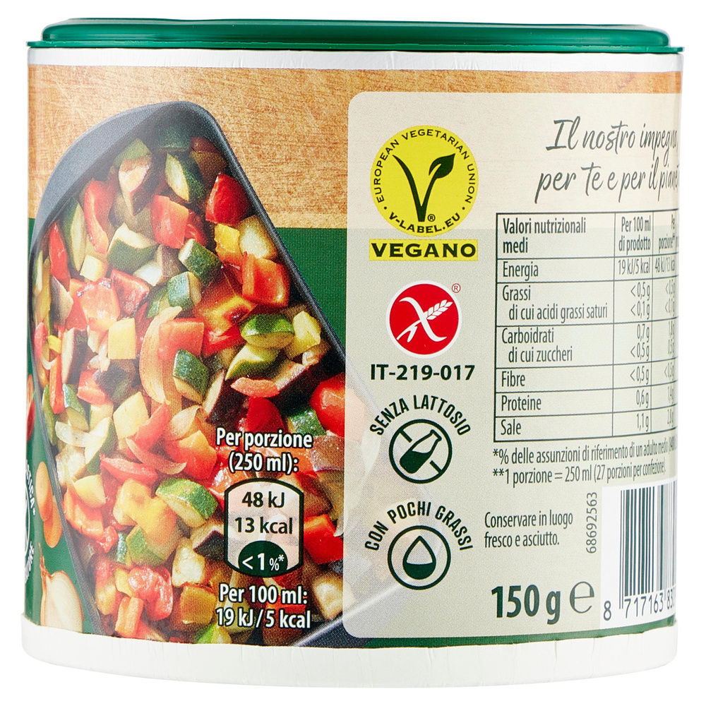 BRODO DI VERDURE KNORR GRANULARE VASETTO G 150 - 2