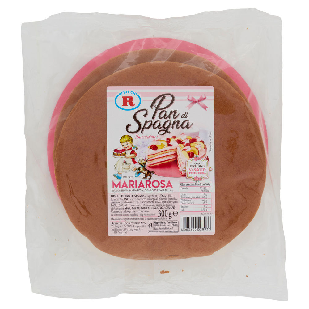 DISCHI DI PAN SPAGNA  REBECCHI BUSTA G 300 - 8