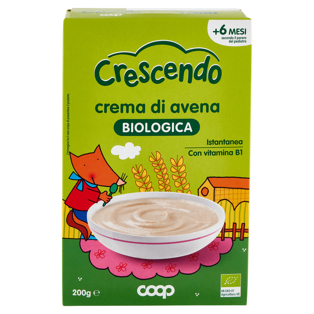 CREMA DI AVENA BIO COOP CRESCENDO SCATOLA G 200 - 5