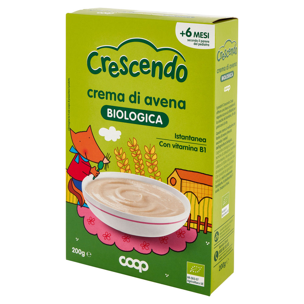 CREMA DI AVENA BIO COOP CRESCENDO SCATOLA G 200 - 2