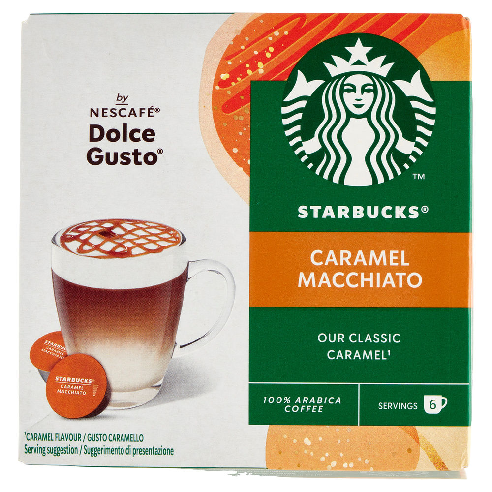 CAPSULE CAFFE' STARBUCKS CAPPUCCINO CARAMEL SC G 121 - 5