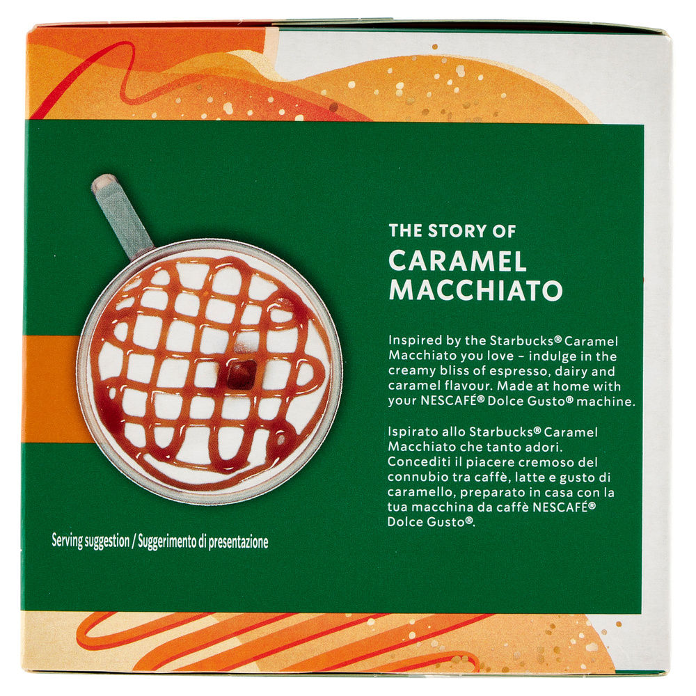 CAPSULE CAFFE' STARBUCKS CAPPUCCINO CARAMEL SC G 121 - 2