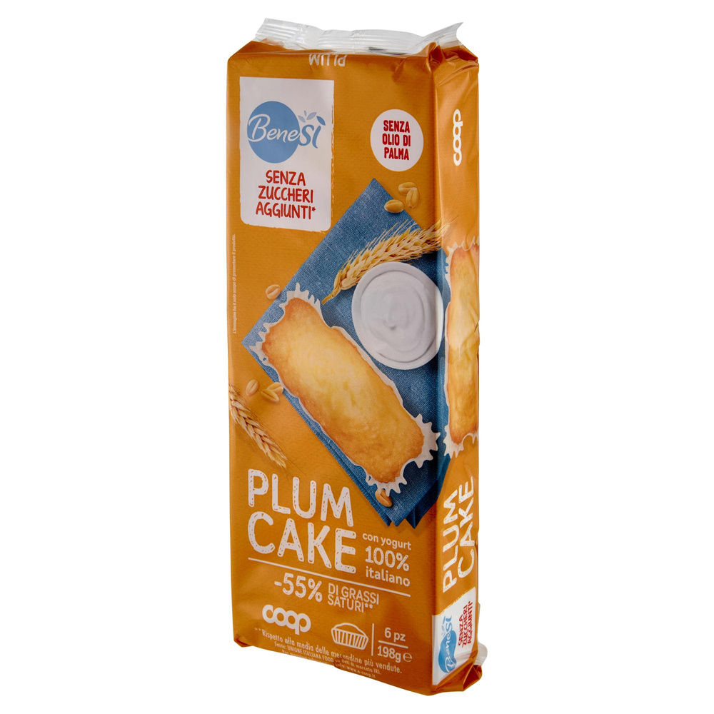 PLUM CAKE S/ZUCCHERO COOP BENESI' FLOW-PACK 6PZ G 198 - 2