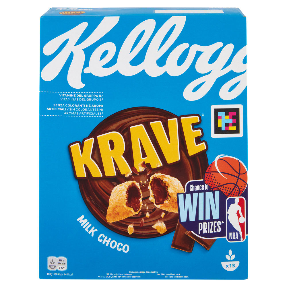 CEREALI CHOCO KRAVE MILK KELLOGG'S SCATOLA G 410 - 5