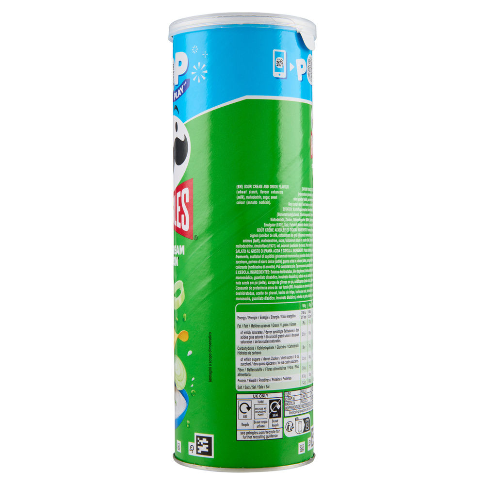 PATATINE PRINGLES SOUR CREAM & ONIONS TUBO G 175 - 13