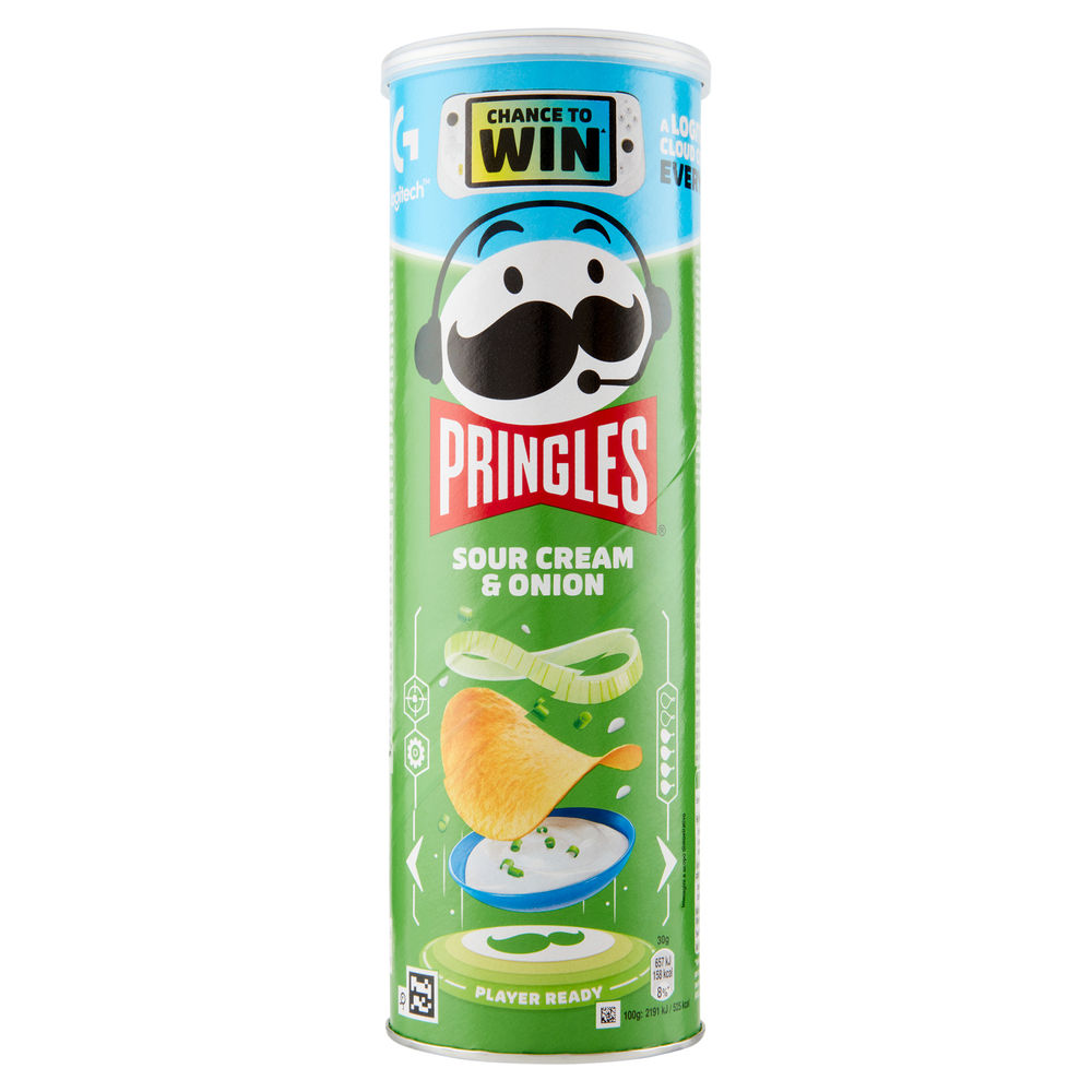 PATATINE PRINGLES SOUR CREAM & ONIONS TUBO G 175 - 1