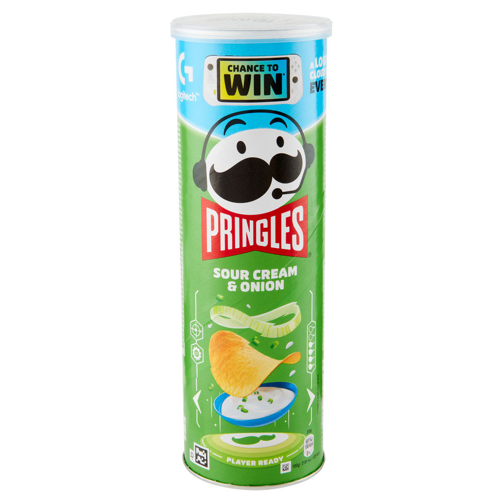 PATATINE PRINGLES SOUR CREAM & ONIONS TUBO G 175 - 7