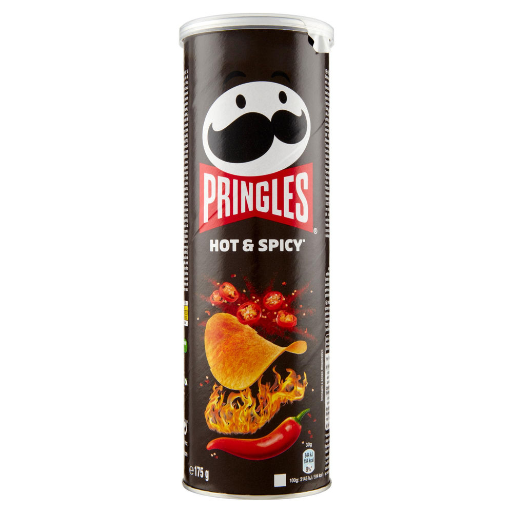 PATATINE PRINGLES HOT & SPICY TUBO G 175 - 1