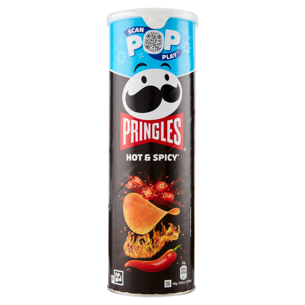 PATATINE PRINGLES HOT & SPICY TUBO G 175 - 0