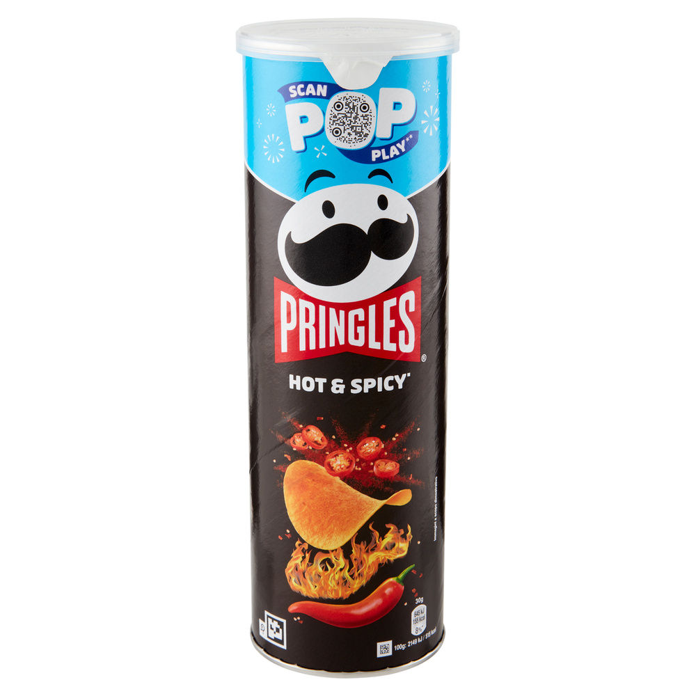 PATATINE PRINGLES HOT & SPICY TUBO G 175 - 10