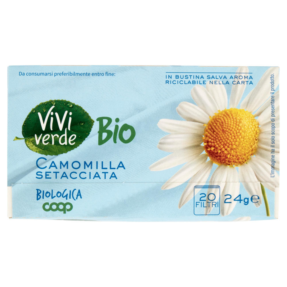 CAMOMILLA BIO SETACCIATA VIVIVERDE COOP SCATOLA 20 FILTRI G 24 - 4