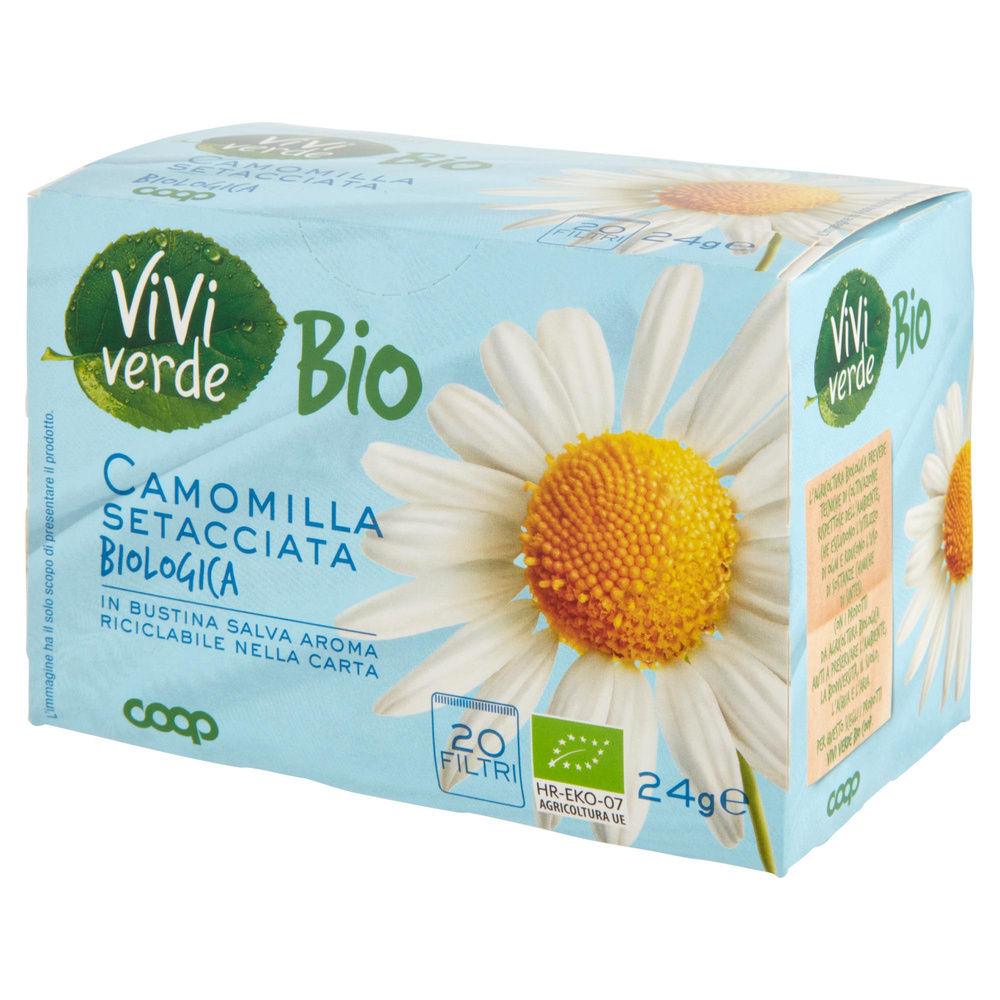 CAMOMILLA BIO SETACCIATA VIVIVERDE COOP SCATOLA 20 FILTRI G 24 - 3