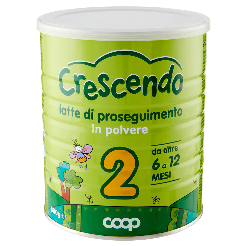 LATTE IN POLVERE DI PROSEGUIMENTO 2 COOP CRESCENDO BARATTOLO G800 - 3