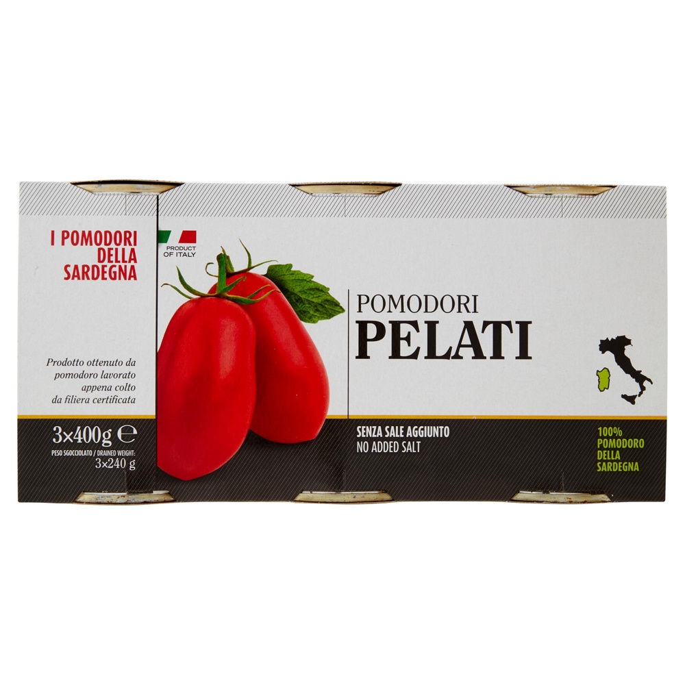 POMODORI PELATI I POMODORI DELLA SARDEGNA G400X3 - 3