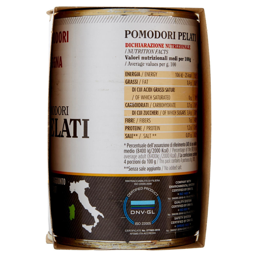 POMODORI PELATI I POMODORI DELLA SARDEGNA G400X3 - 5