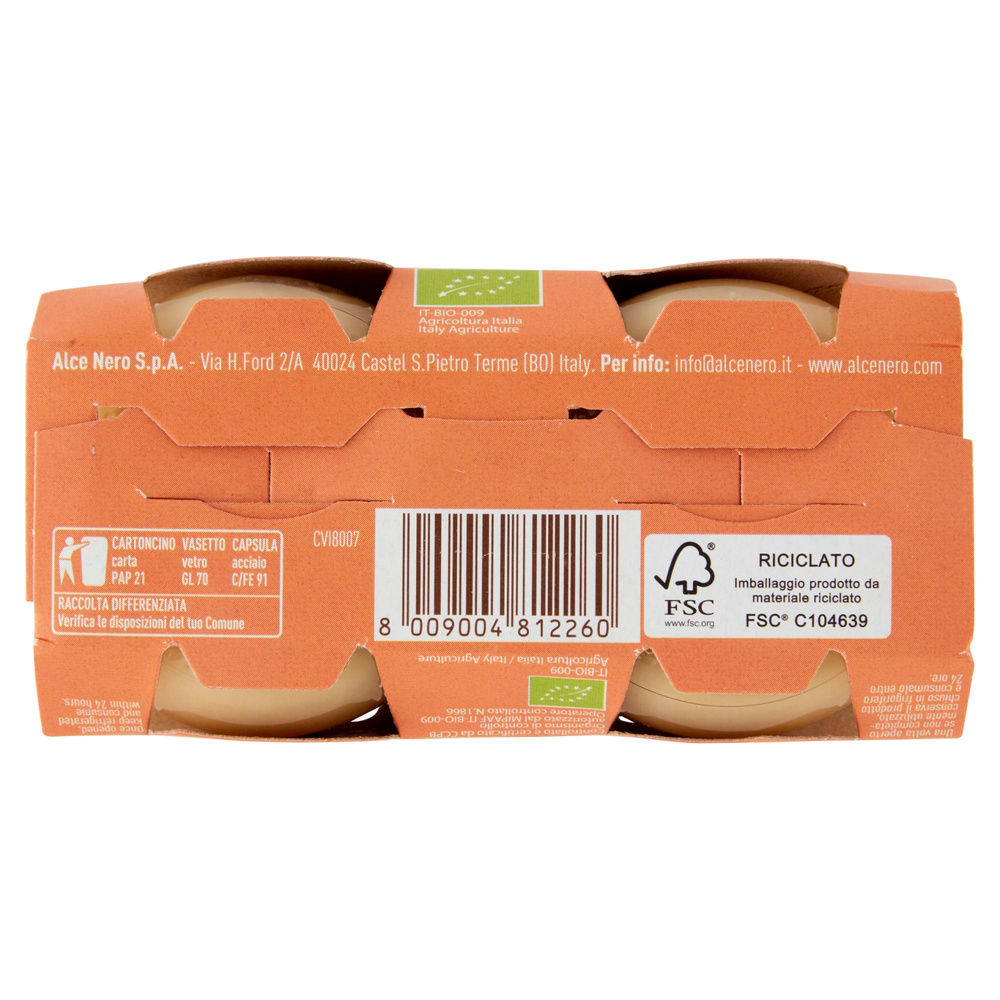 OMO CARNI BIANCHE CON VEDURE BIO ALCE NERO CLUSTER PZ.2XG 80 - 6