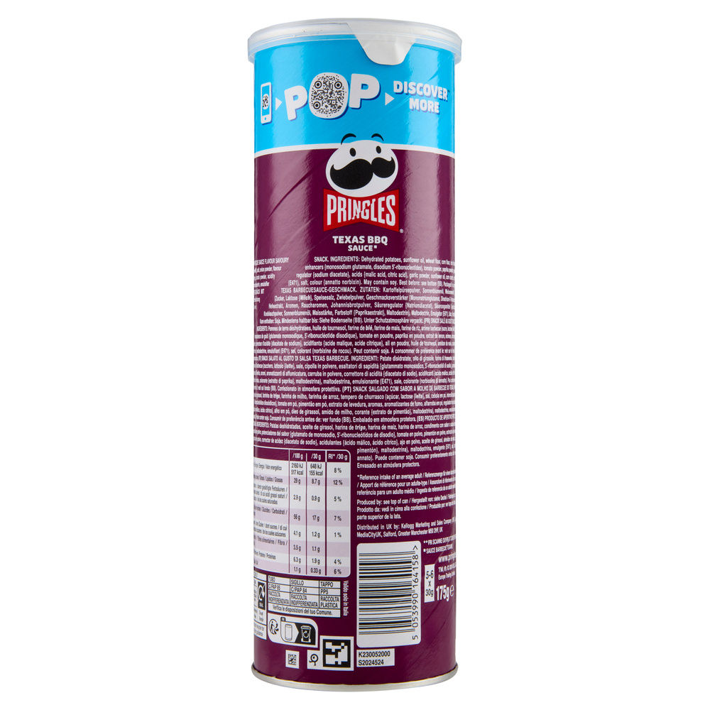 PATATINE PRINGLES BBQ MEGHAN TUBO G 175 - 1