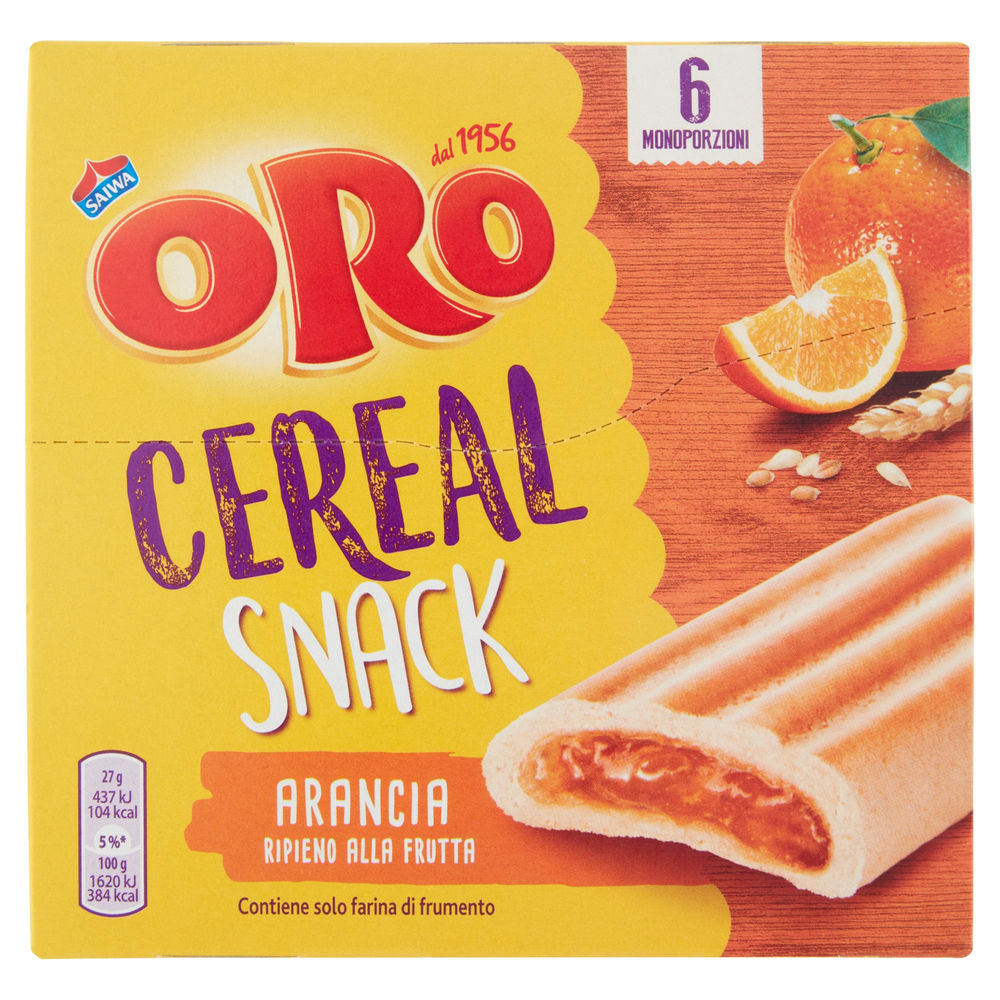 SNACK ORO CEREAL ARANCIA G 162 - 0