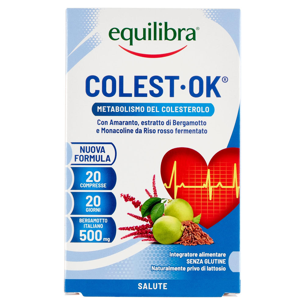 Integratore colest-ok equilibra scatola 20 cpr g24