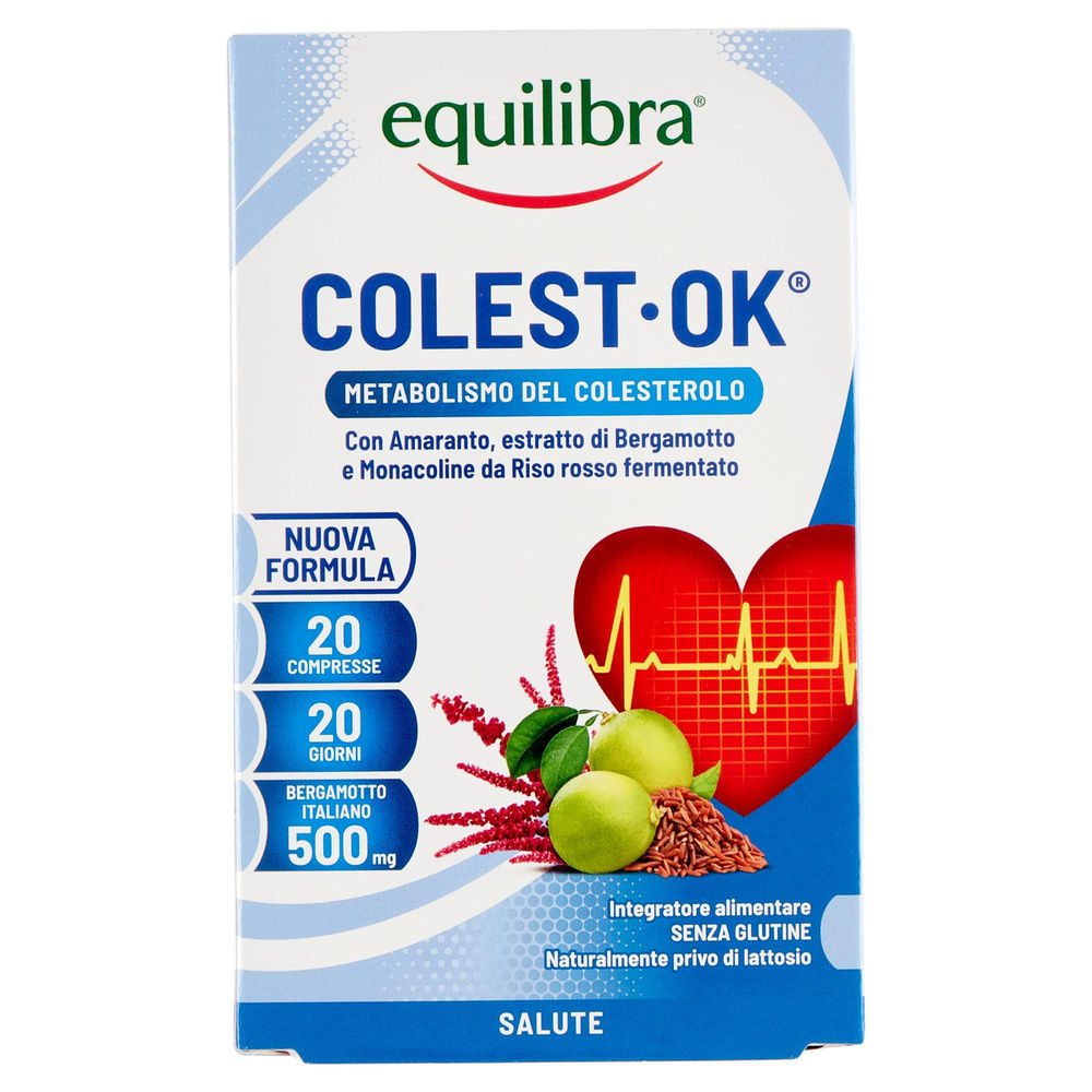 INTEGRATORE COLEST-OK EQUILIBRA SCATOLA 20 CPR G24 - 4